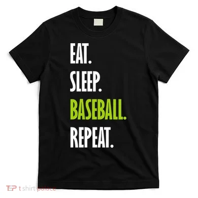 Eat Sleep Baseball Repeat T-Shirt
