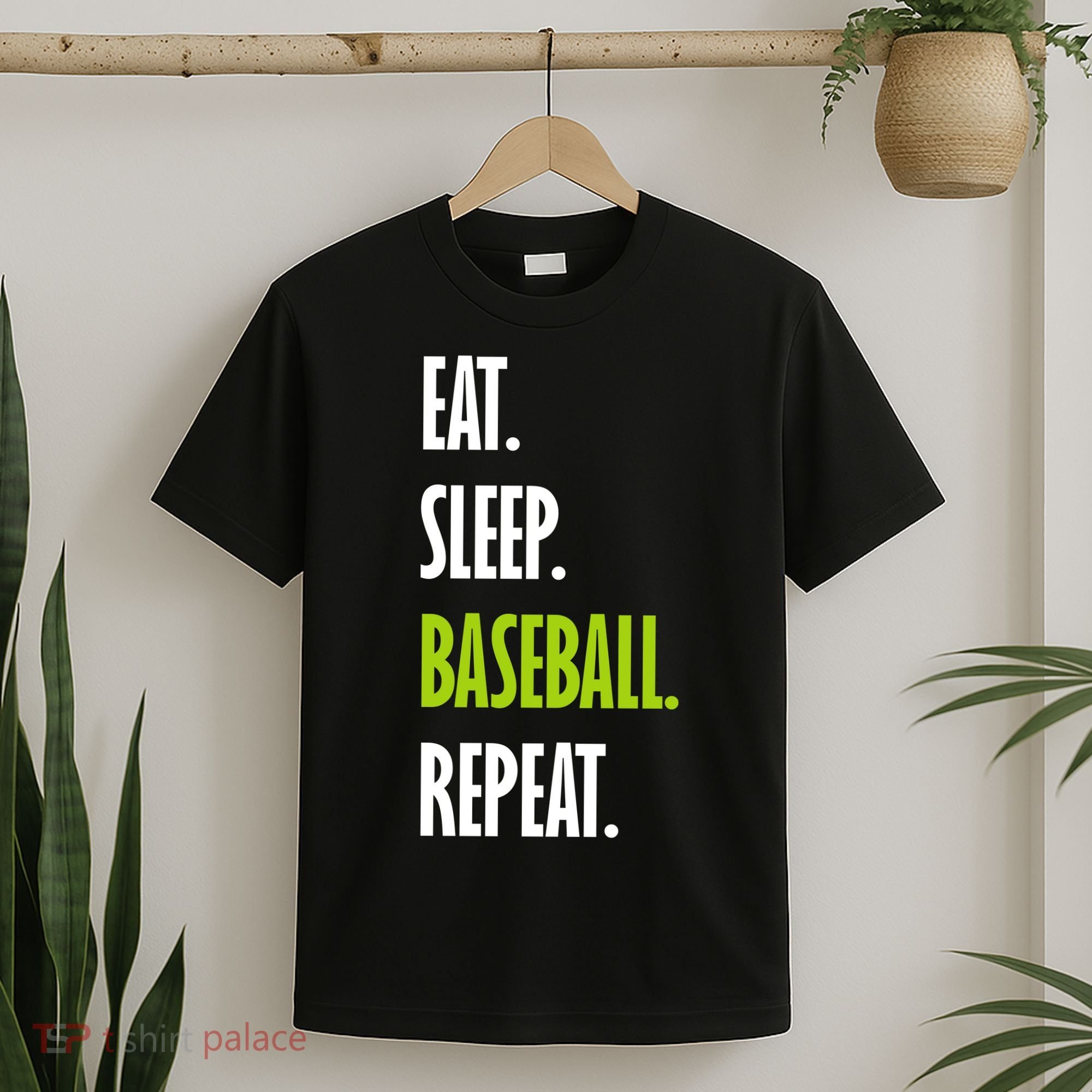 Eat Sleep Baseball Repeat T-Shirt