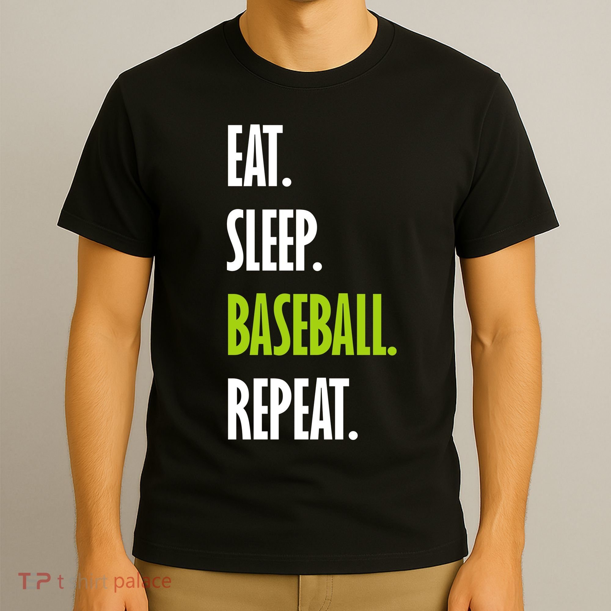 Eat Sleep Baseball Repeat T-Shirt