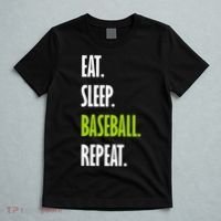 Eat Sleep Baseball Repeat T-Shirt thumb 5