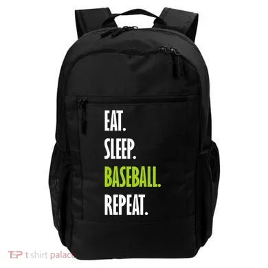 Eat Sleep Baseball Repeat Backpack