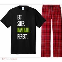 Eat Sleep Baseball Repeat Pajama Set thumb 0