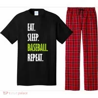 Eat Sleep Baseball Repeat Pajama Set thumb 0