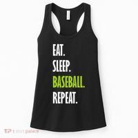 Eat Sleep Baseball Repeat Women's Tank Top thumb 0