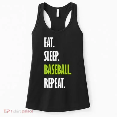 Eat Sleep Baseball Repeat Women's Tank Top