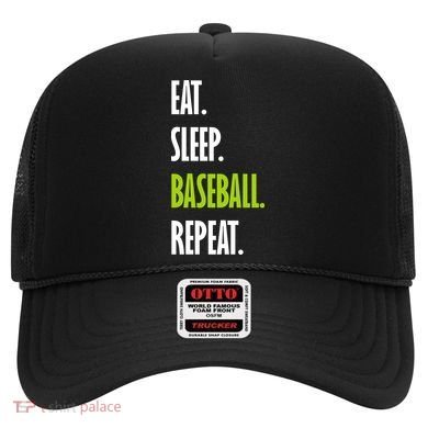 Eat Sleep Baseball Repeat Hat