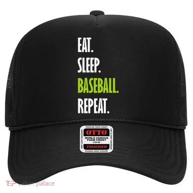 Eat Sleep Baseball Repeat Hat