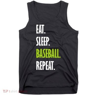Eat Sleep Baseball Repeat Tank Top