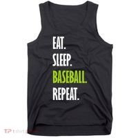 Eat Sleep Baseball Repeat Tank Top thumb 0