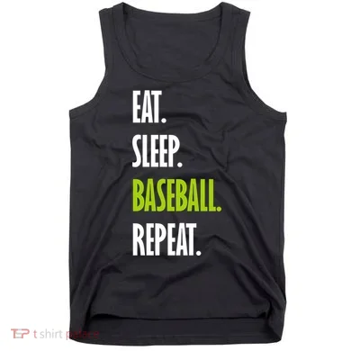 Eat Sleep Baseball Repeat Tank Top