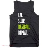 Eat Sleep Baseball Repeat Tank Top thumb 0