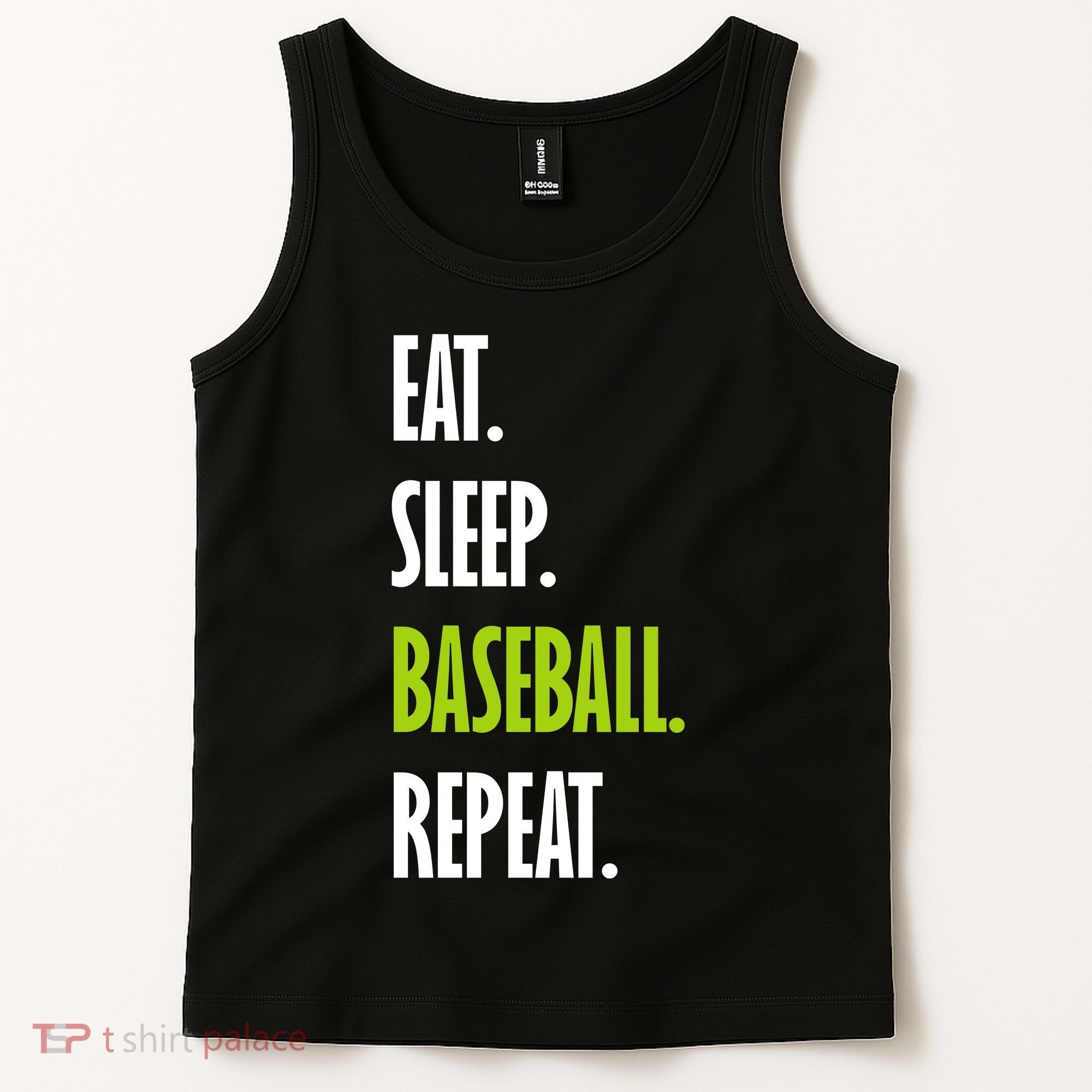 Eat Sleep Baseball Repeat Tank Top