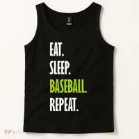Eat Sleep Baseball Repeat Tank Top thumb 2