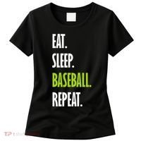 Eat Sleep Baseball Repeat Women's T-Shirt thumb 0
