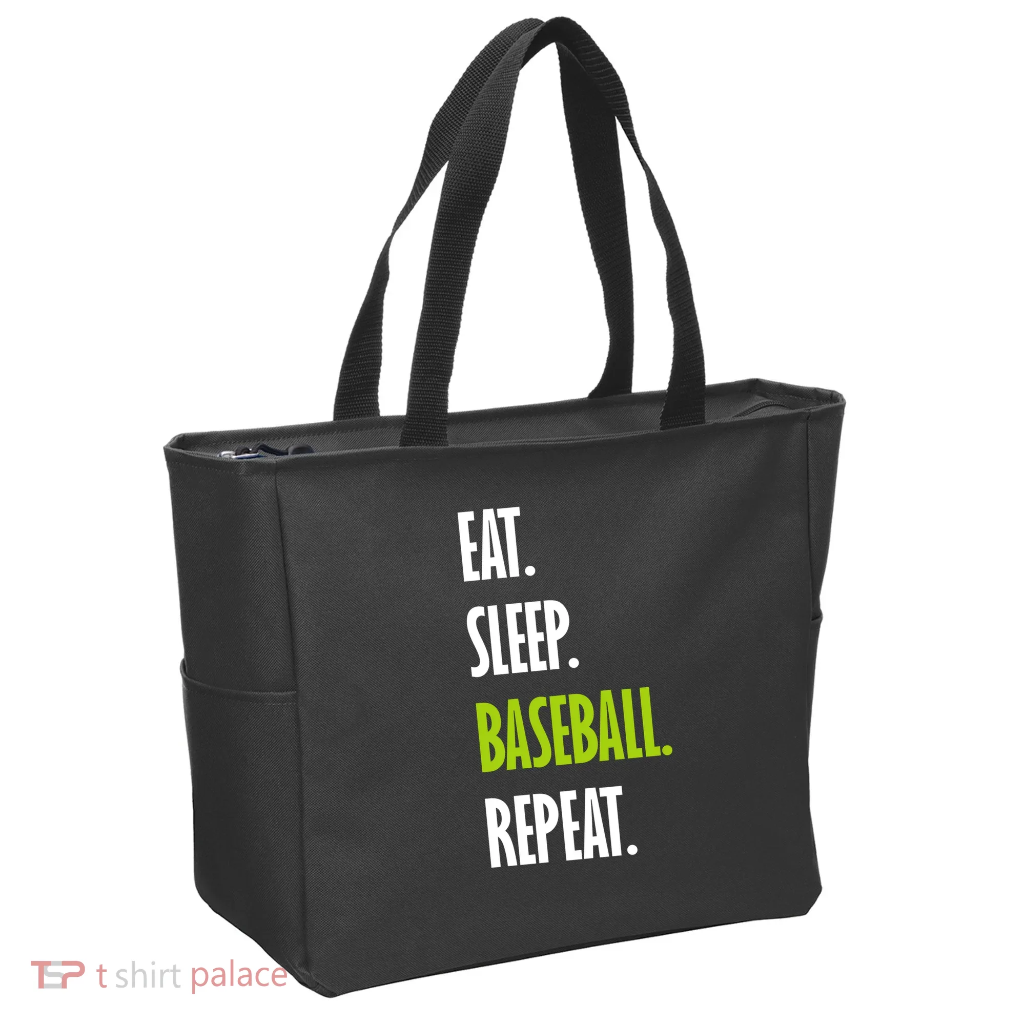 Eat Sleep Baseball Repeat Tote Bag