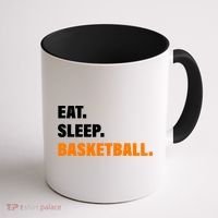 Eat Sleep Basketball Coffee Mug thumb 1
