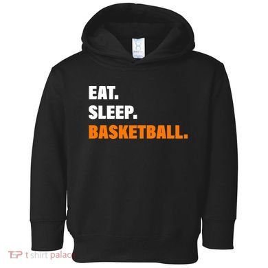 Eat Sleep Basketball Toddler Hoodie