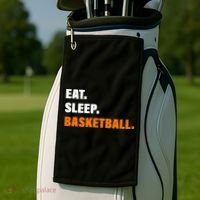 Eat Sleep Basketball Golf Towel thumb 2
