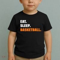 Eat Sleep Basketball Toddler T-Shirt thumb 2