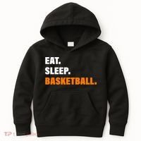 Eat Sleep Basketball Kids Hoodie thumb 0