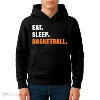 Eat Sleep Basketball Kids Hoodie thumb 4