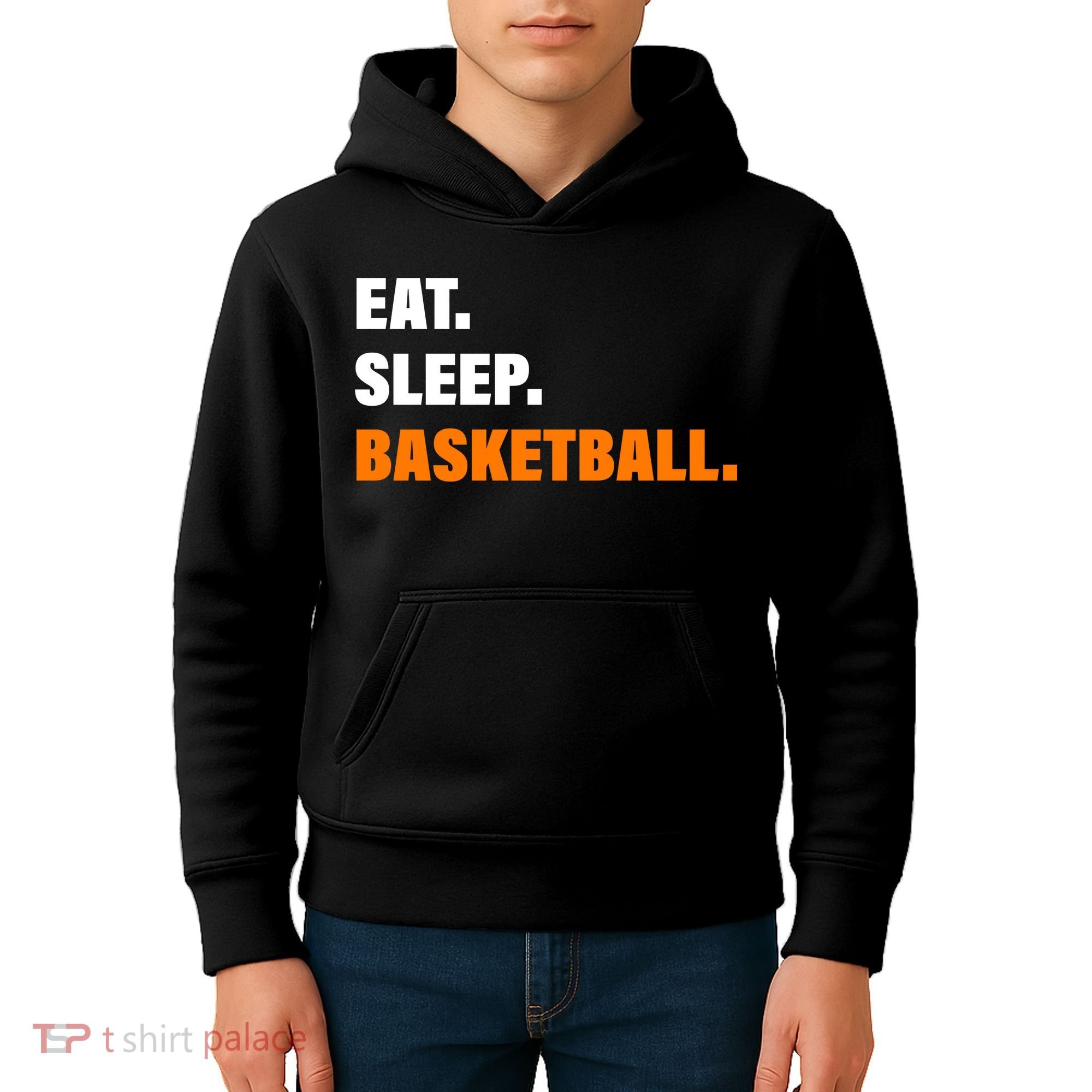 Eat Sleep Basketball Kids Hoodie