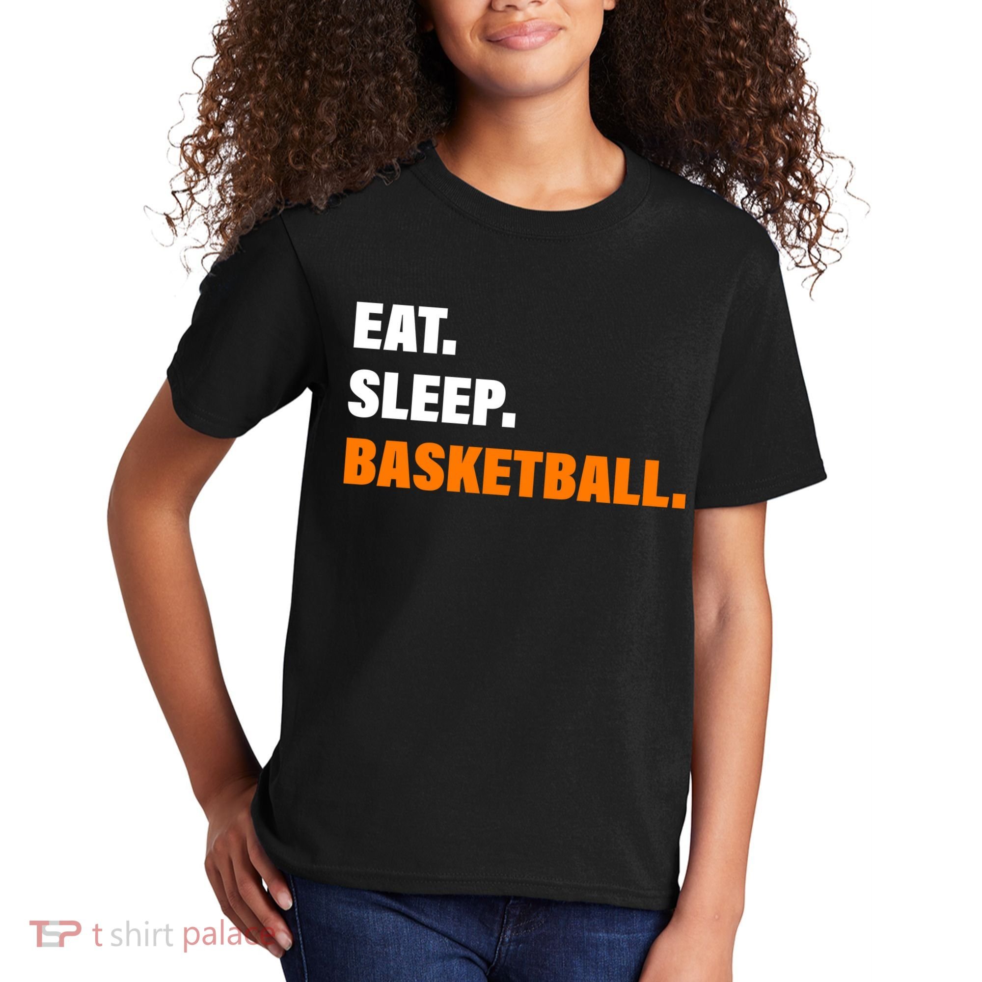 Eat Sleep Basketball Kids T-Shirt