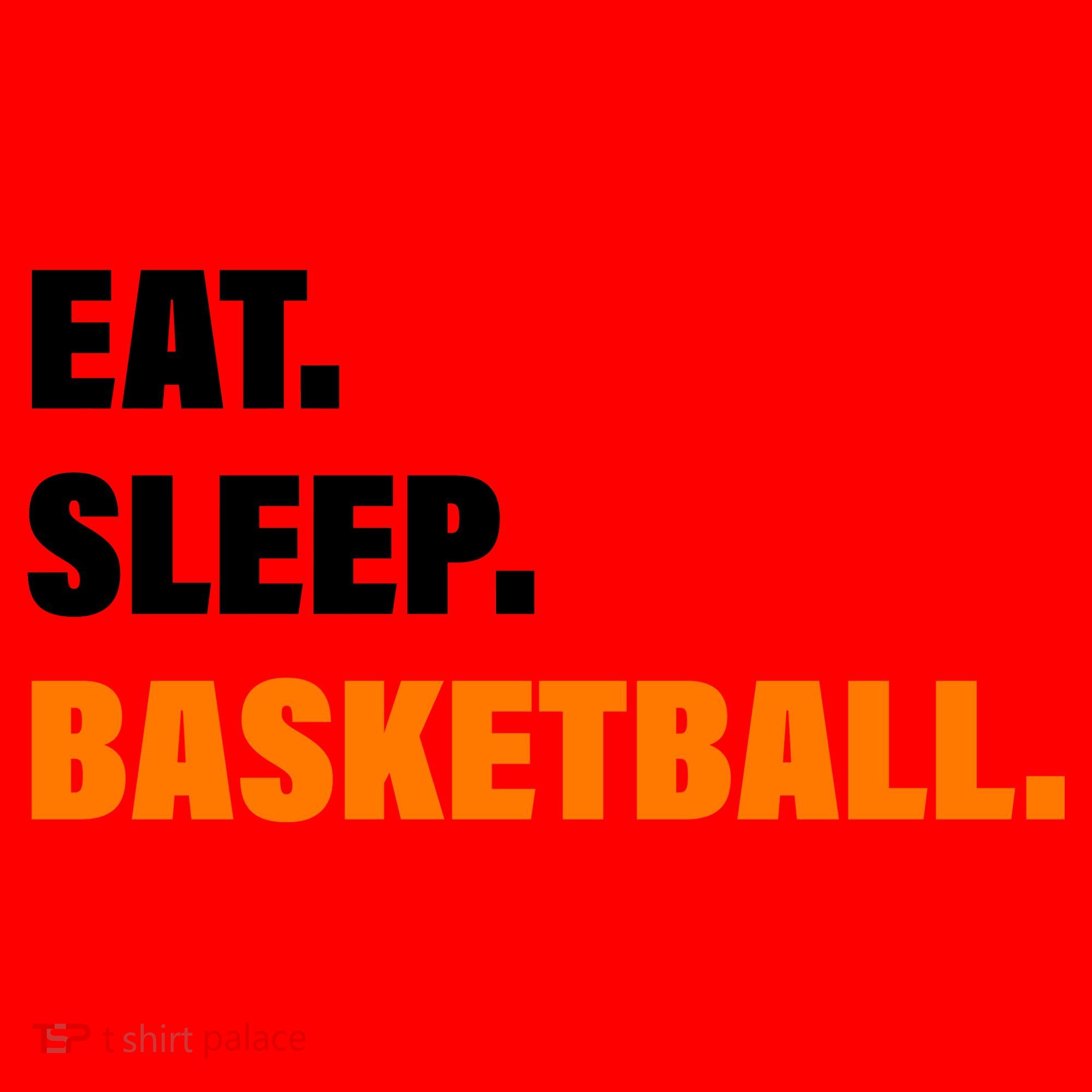 Eat Sleep Basketball Santa Hat