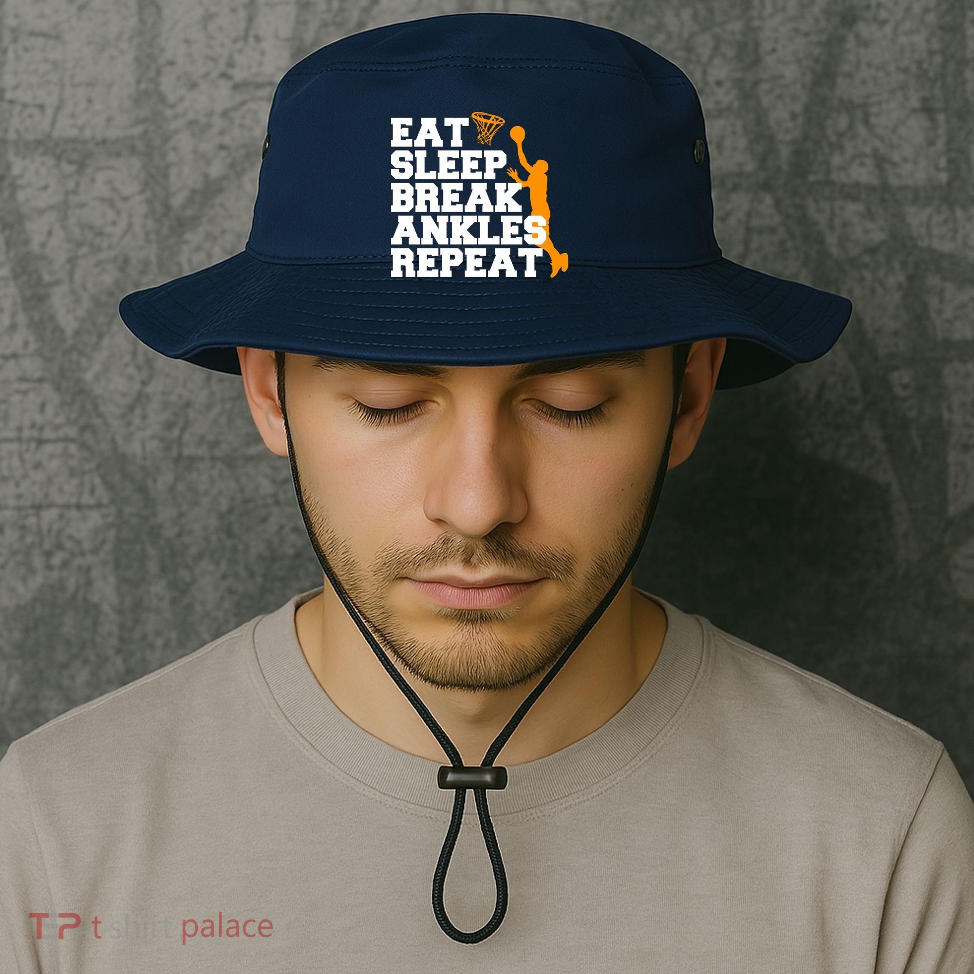 Eat Sleep Break Ankles Repeat Bucket Hat
