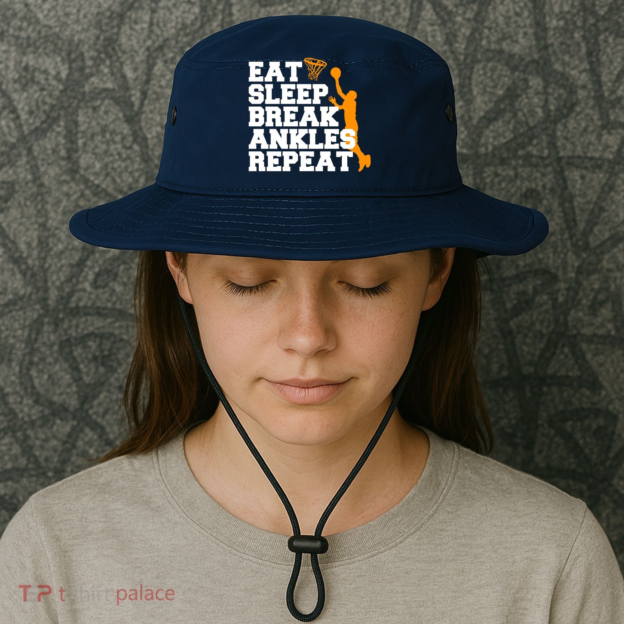 Eat Sleep Break Ankles Repeat Bucket Hat