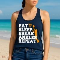 Eat Sleep Break Ankles Repeat Women's Tank Top thumb 2