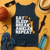 Eat Sleep Break Ankles Repeat Tank Top thumb 4