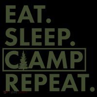 Eat Sleep Camp Repeat Camping Fan Coffee Mug thumb 5
