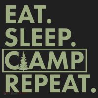 Eat Sleep Camp Repeat Camping Fan Tumbler thumb 3