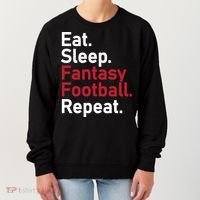Eat Sleep Fantasy Football Repeat Women's Sweatshirt thumb 0