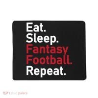 Eat Sleep Fantasy Football Repeat Mousepad thumb 0
