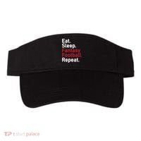 Eat Sleep Fantasy Football Repeat Visor thumb 0