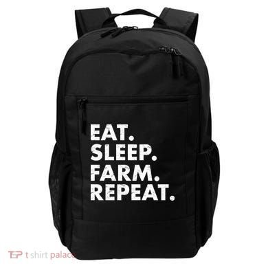 Eat Sleep Farm Repeat Backpack