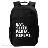 Eat Sleep Farm Repeat Backpack thumb 0