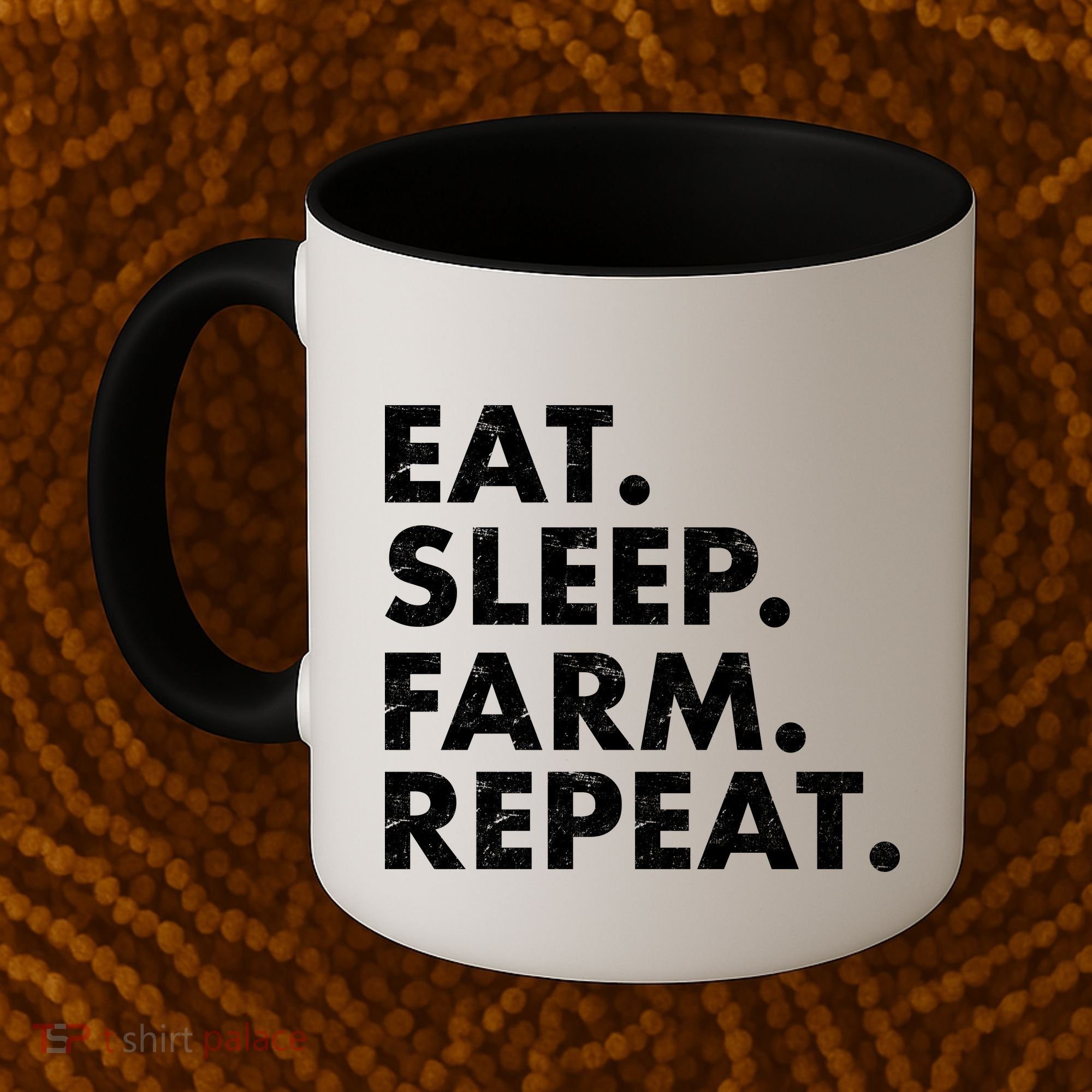 Eat Sleep Farm Repeat Coffee Mug