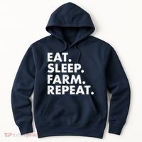 Eat Sleep Farm Repeat Hoodie thumb 0