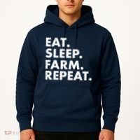 Eat Sleep Farm Repeat Hoodie thumb 2