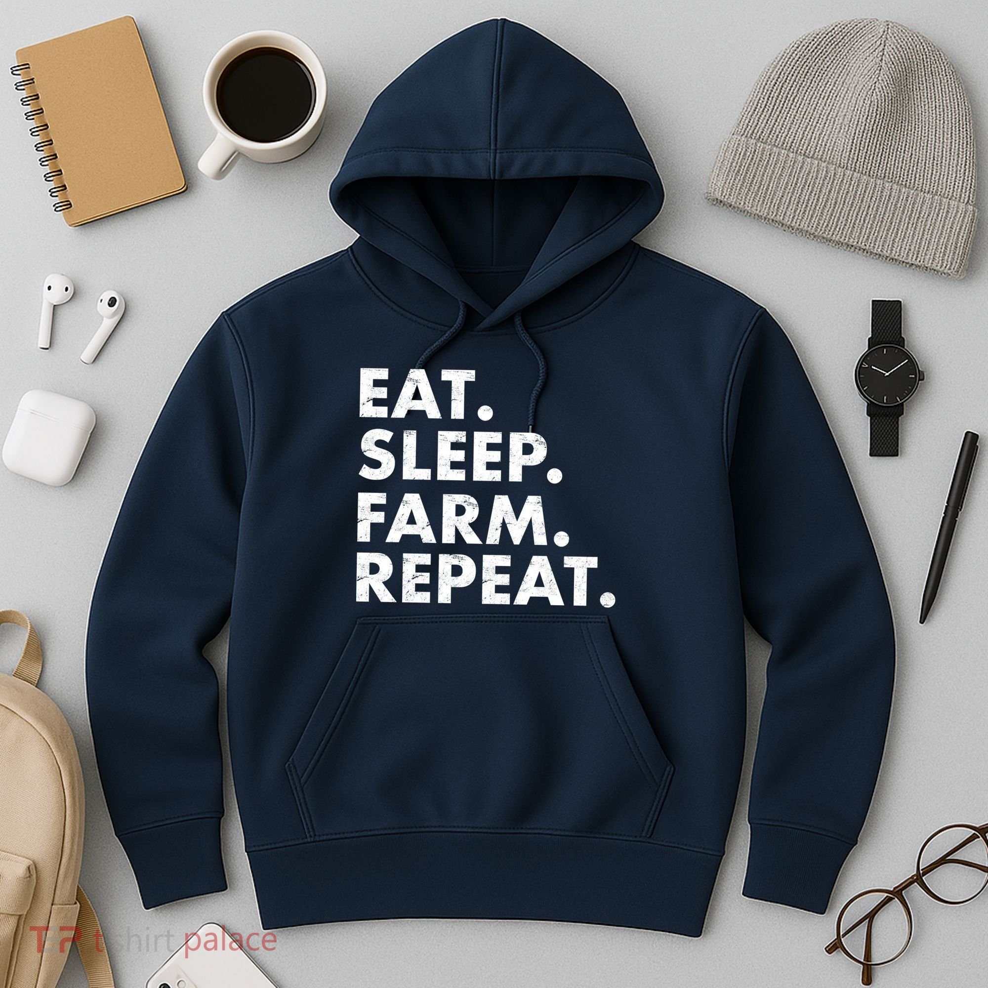 Eat Sleep Farm Repeat Hoodie