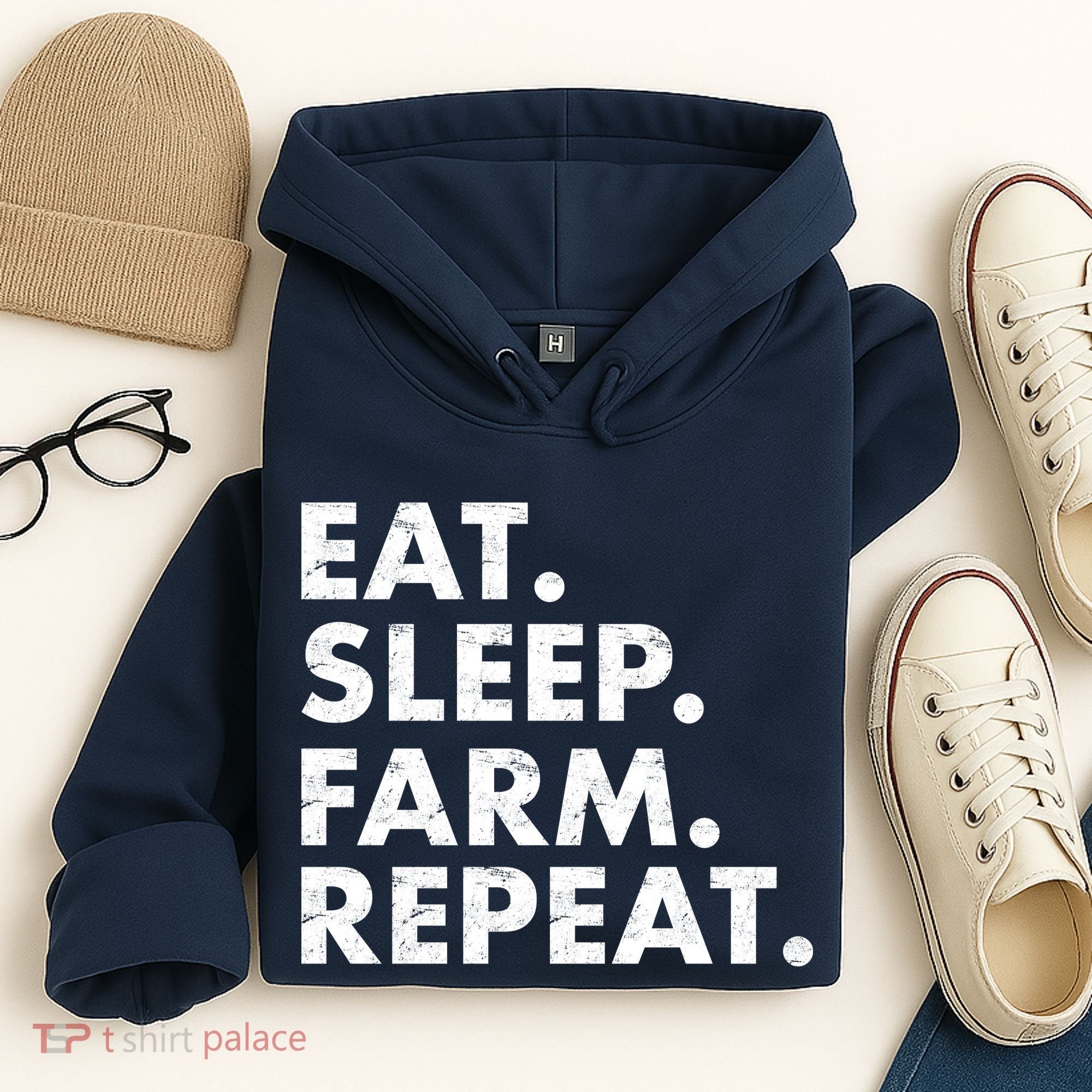 Eat Sleep Farm Repeat Hoodie