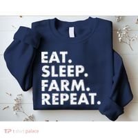 Eat Sleep Farm Repeat Sweatshirt thumb 2