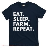 Eat Sleep Farm Repeat T-Shirt thumb 0