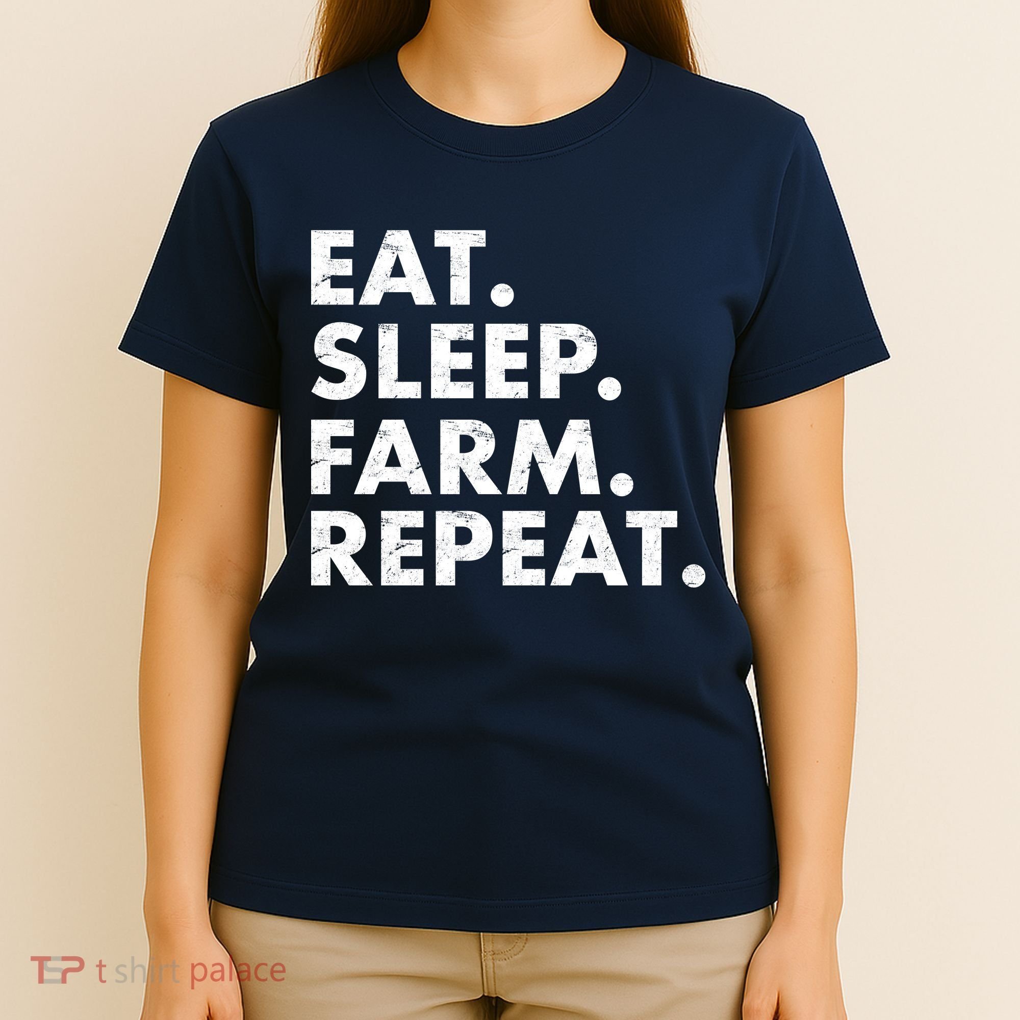 Eat Sleep Farm Repeat T-Shirt