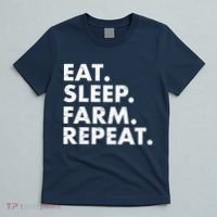 Eat Sleep Farm Repeat T-Shirt thumb 5