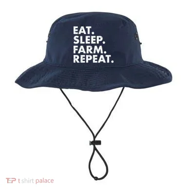 Eat Sleep Farm Repeat Bucket Hat