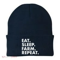 Eat Sleep Farm Repeat Beanie thumb 0
